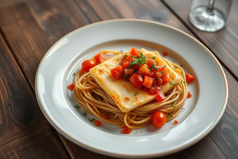 Matzo Brei med tomater og salsa