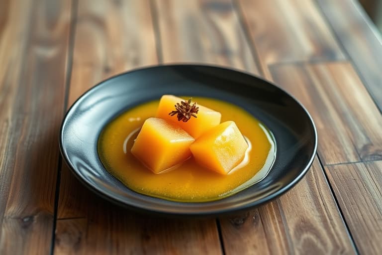 Mulled eplecider-sorbet