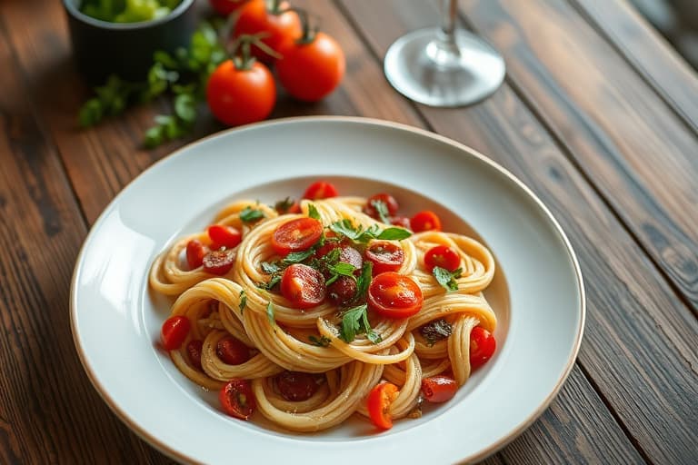 Linguine med sjøkreps, fennikel og tomater