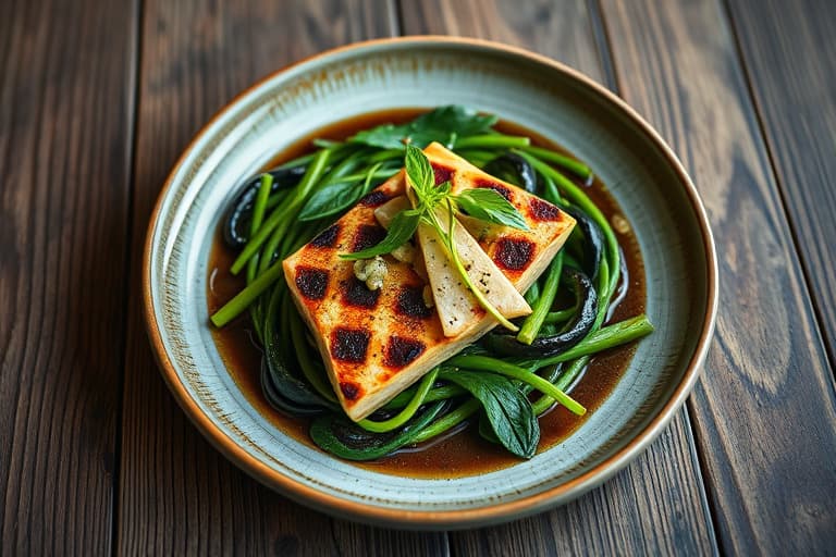 Grønne bønner med svartnet salvie og hasselnøtter