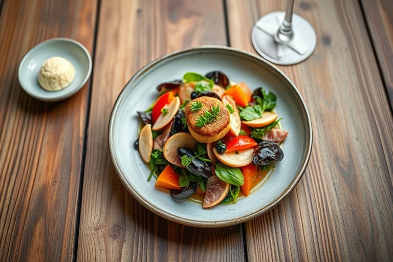 Pære- og potetsalat