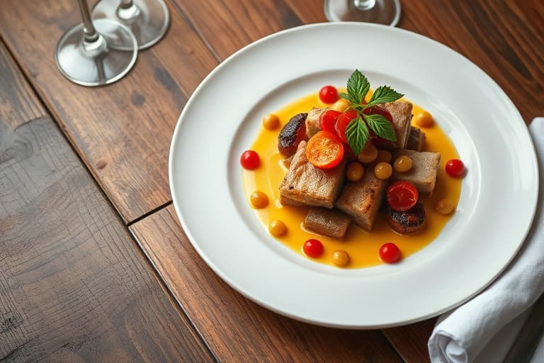 Skiver av skåldet reddik med urtesmør