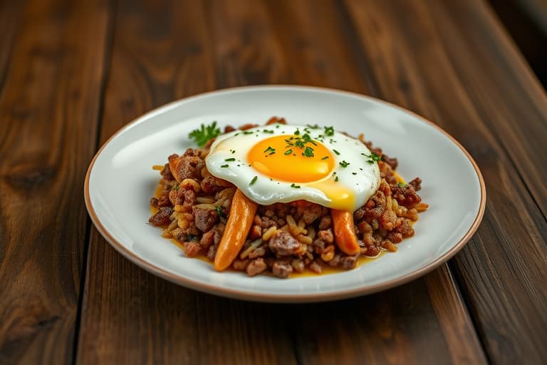 Corned Beef Hash med egg
