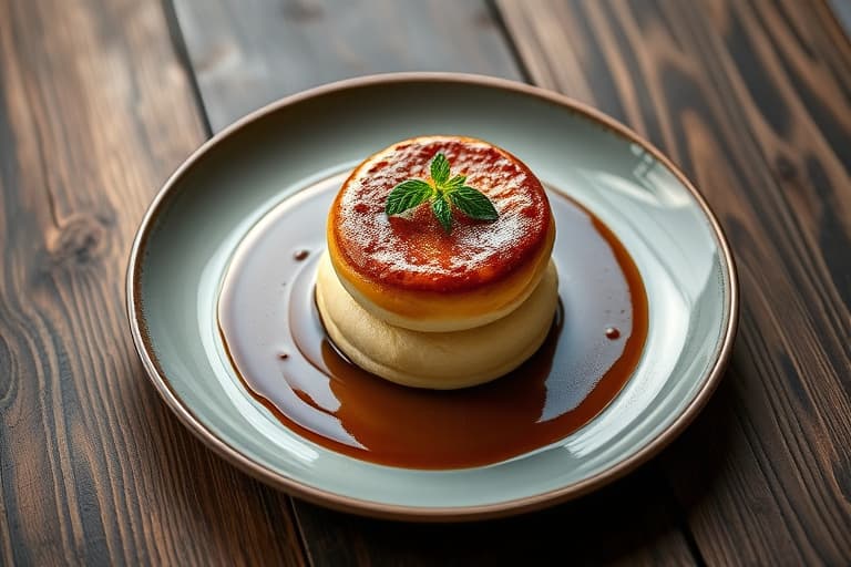 Kastanjearmagnac-soufflé med bittersøt sjokoladesaus