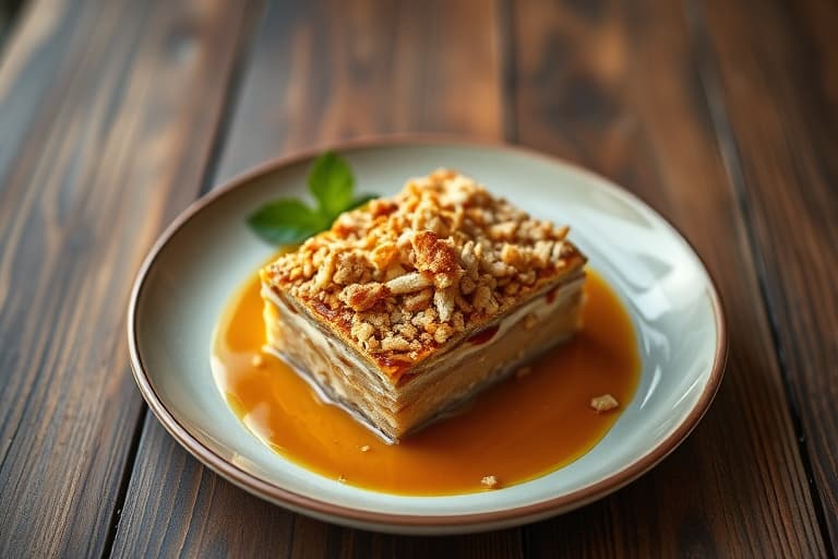 Toffee Crunch Karamellostekake