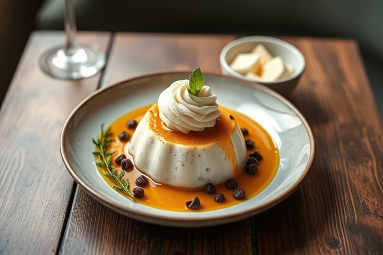 Hvit sjokolade- og kirsebærbrødpudding