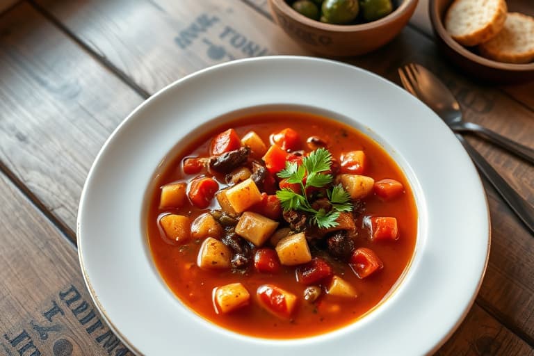 Meksikansk chili- og soppsuppe