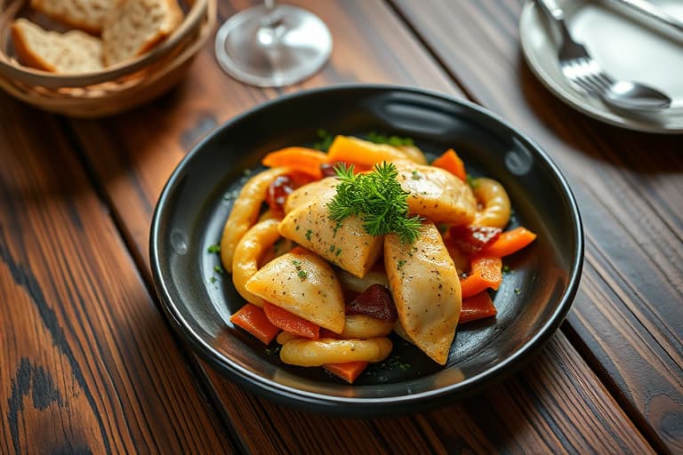 Skinke- og ostepannekaker