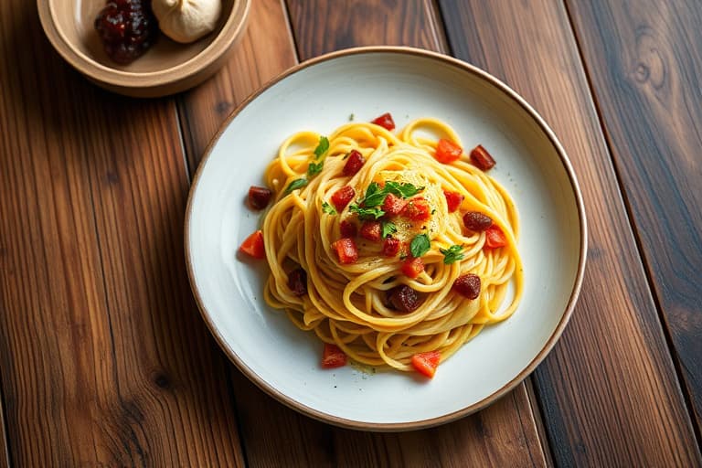 Pasta med reker og artisjokker