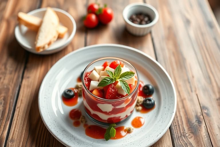 Maraschino-kirsebærparfaiter