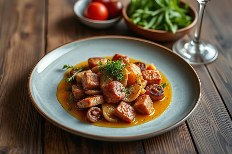 Eplekremglasert ovnsbakte rotgrønnsaker