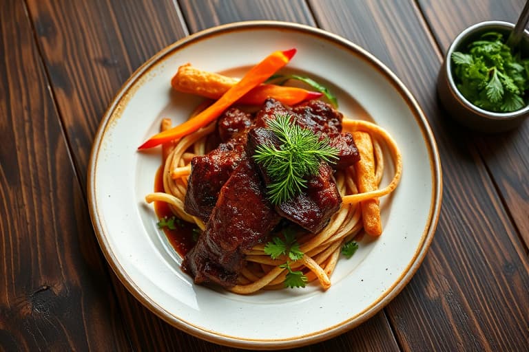 BBQ biff, kaffe, kur