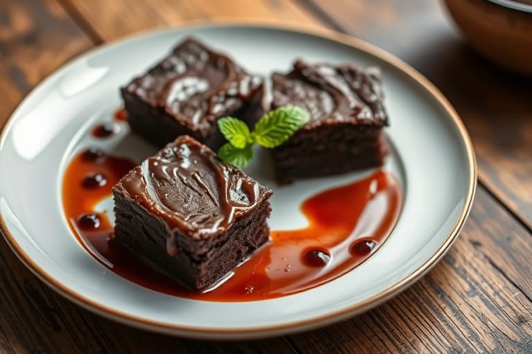 Sjokolade- og valnøttbrownies