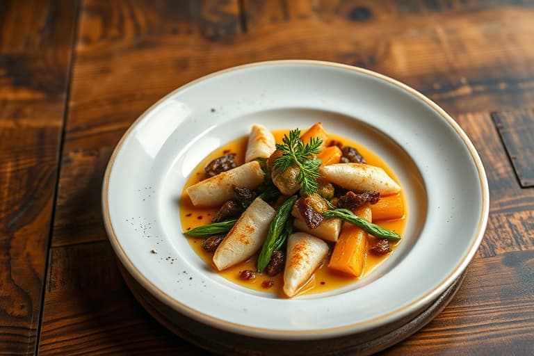 Asparges og vårløk sautert