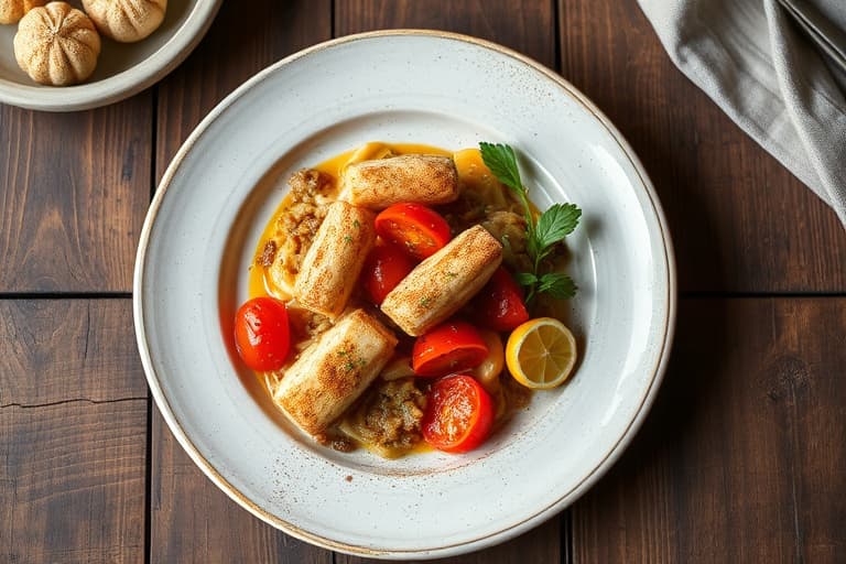 Kalkunfarse med soltørkede tomater