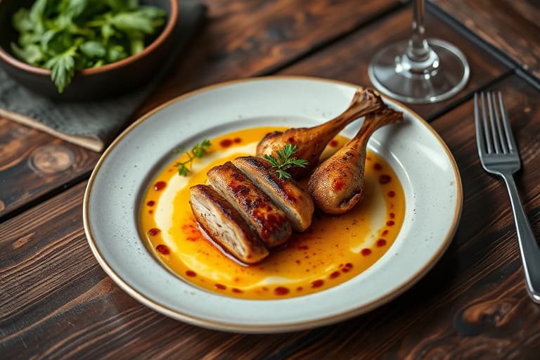 Dager med geitost innpakket i prosciutto