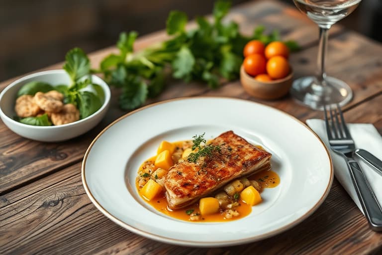 Krydret svinefilet med krydderblanding og ovnsbakte små gulrøtter