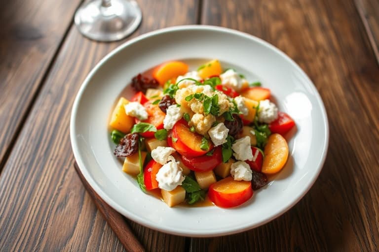 Gulrot- og krekebettsalat med appelsiner, fennikel og feta