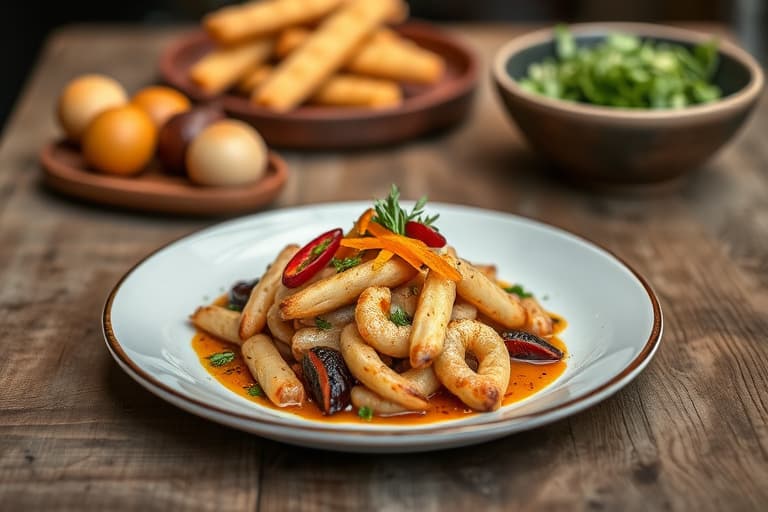 Geitost, dadler og baconstrudler