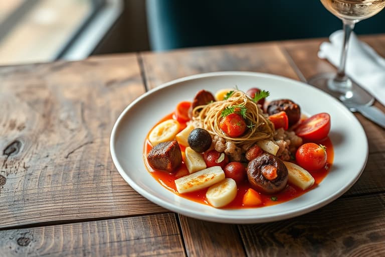 Pureert sellerirot, pastinakk og poteter