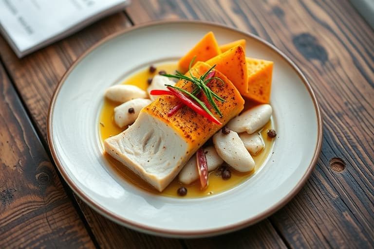 Ellyn Goodrichs Alaskahavabett og laks gefilte-fiskterrine (Pareve)