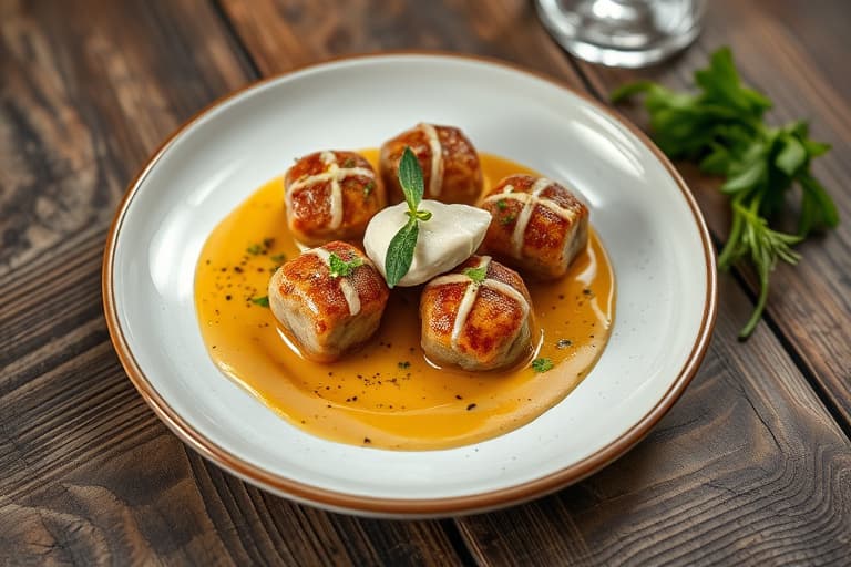 Sage- og pancettaboller med fontinaost