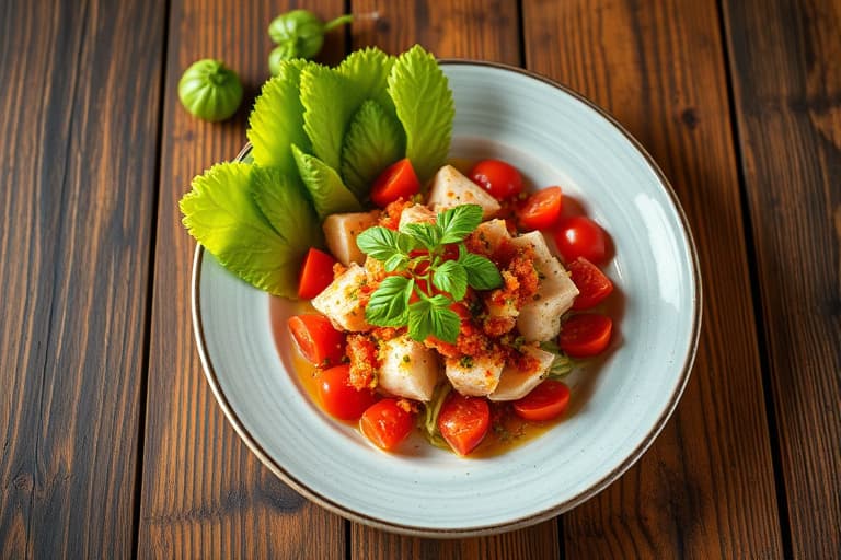 Havabbor og tomatceviche