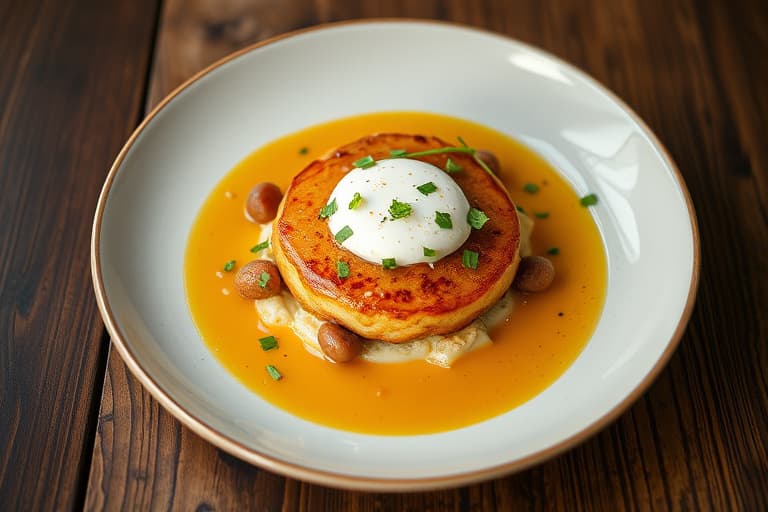 Maple- og kaneltoast med sitrus og crème fraîche