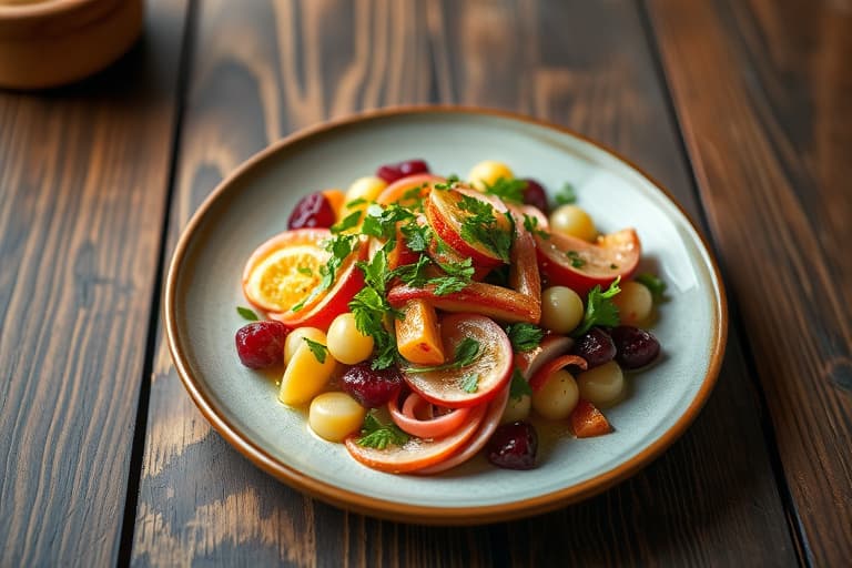 Bete- og gulrotsalat med koriander og sesamsalt