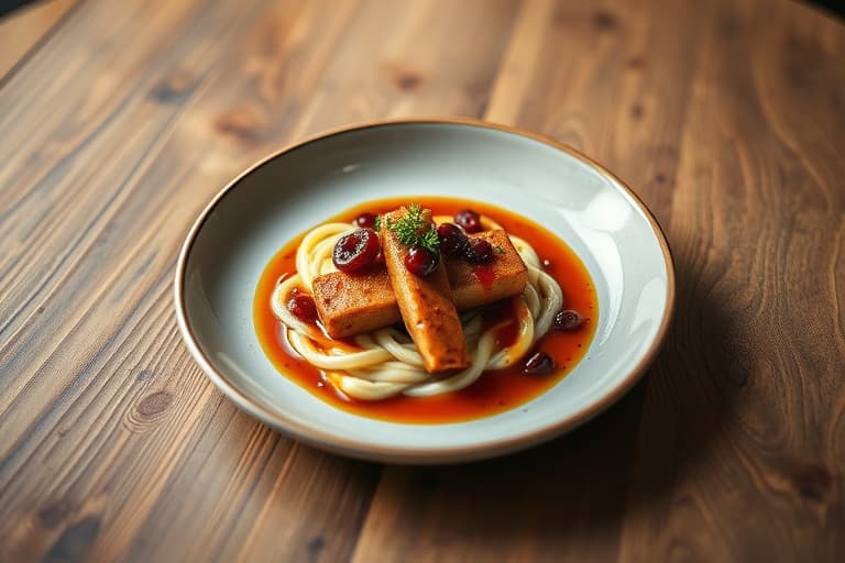 Kalvekjaker med granateplesaus