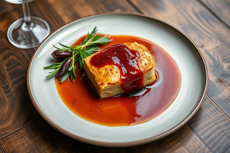 Roastbiff av oksefilet med portvinsaus