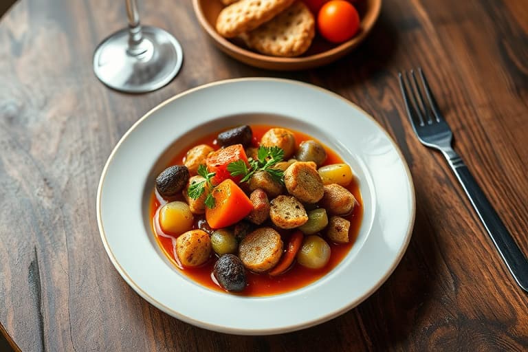 Brandy-infusert plommeklafoutis