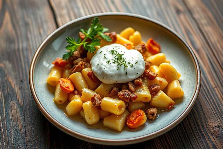 Mac og ost med Buffalo-kylling