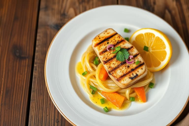 Grillede ferske sardiner med fennikel og konservert sitron