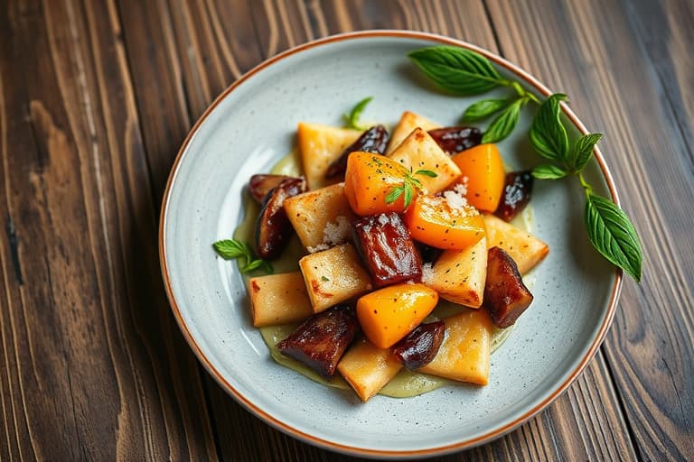 Ristede sukkererter med fleur de sel