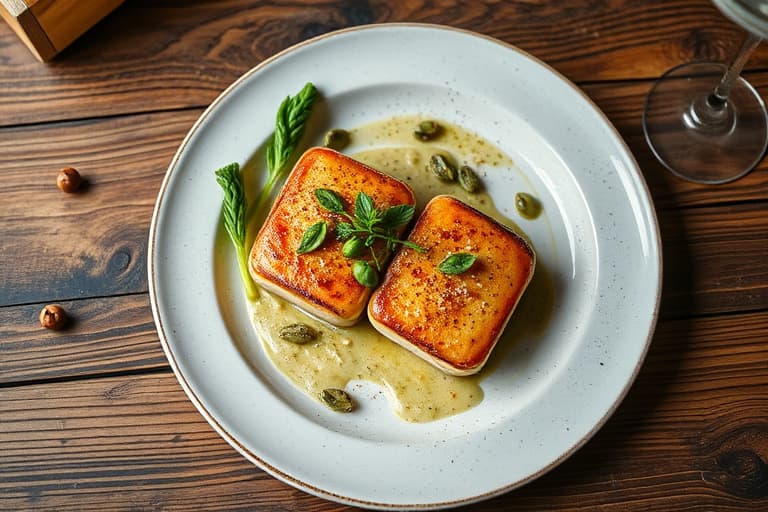 Grønne bønner med pekannøttpesto