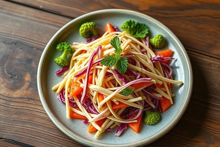 Eple- og valmuefrø-slaw