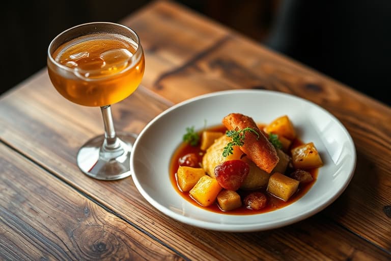 Tamarind- og vodka-cocktail