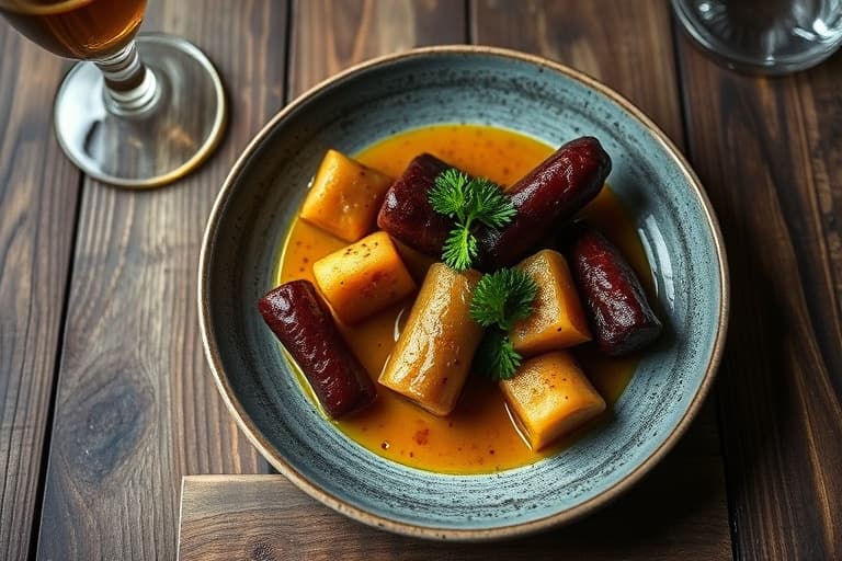 Ostefondue med øl og bourbon