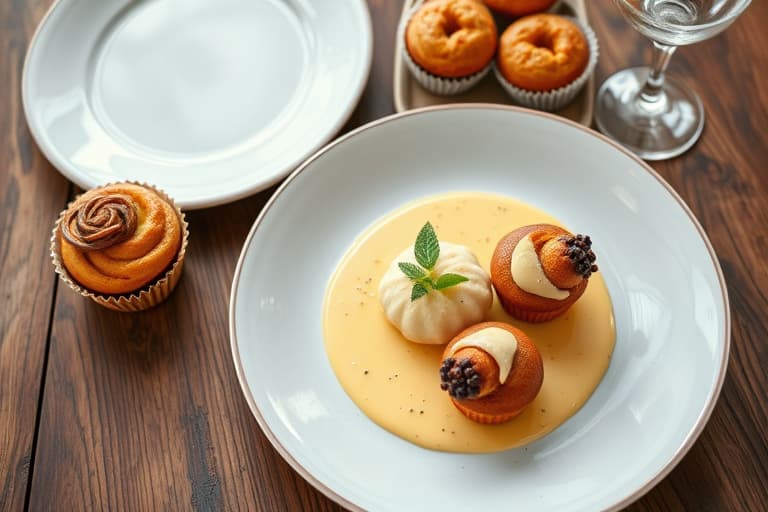 Epler, eplesaus og muffins