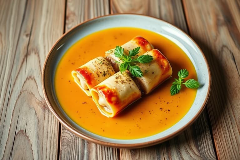 Laks Cannelloni med sitronkremsaus