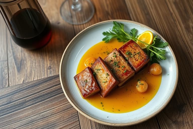 Blomkålstekker med blomkålpuré