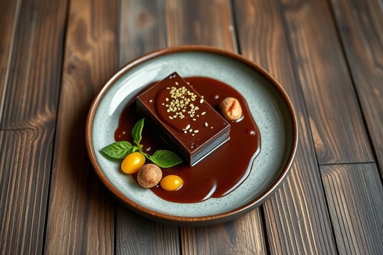 Sjokolade- og pistasj-sablé