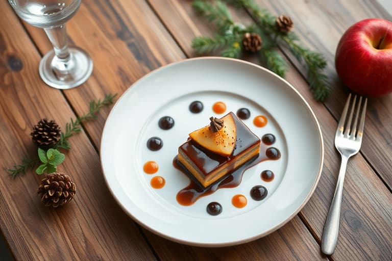 Sjokolade- og appelsinbûche de Noël