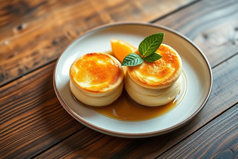 Tangerine Soufflés