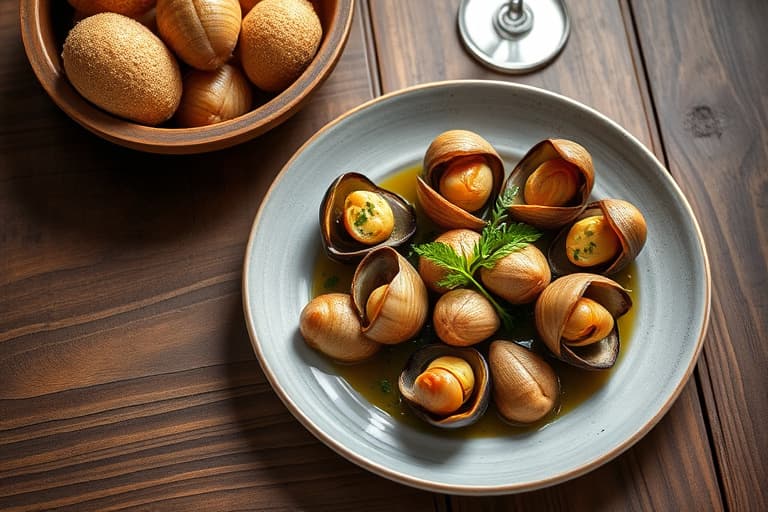 Klassiske escargots à la Bourguignonne