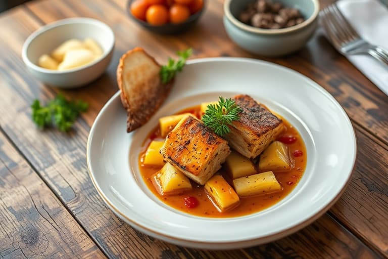 Stekt kylling med fennikel og rotgrønnsaker i én panne