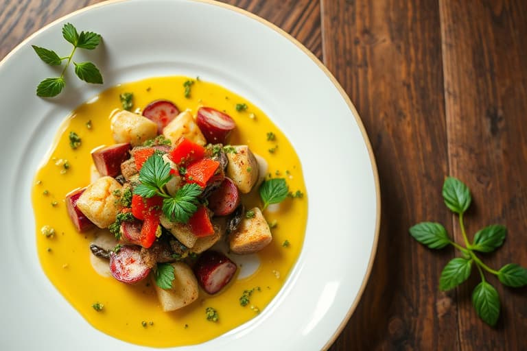 Kremet pepperrotvinaigrette