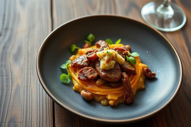 Janet McCracken sin ribbe med tapenade