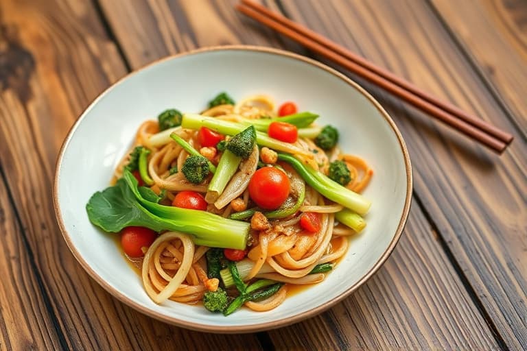 Stekt Shanghai-bok choy med ingefær